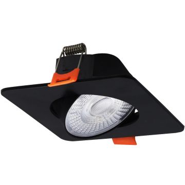 Light Prestige Plus LP-1506/1RS BK Square downlight wpuszczany 1x7W/LED 3000K-6000K IP20