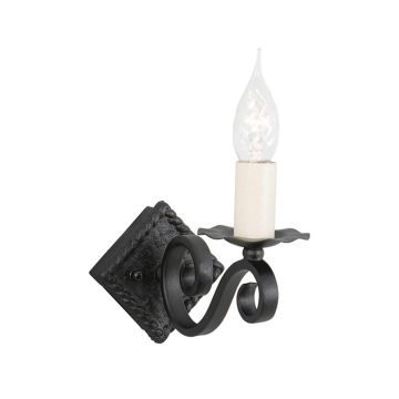 Elstead Lighting RECTORY RY1A BLACK kinkiet 1x60W/E14 