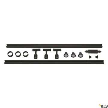 SLV 1F TRACK SET 143190 kompletny zestaw szynowy 3x4.3W/GU10 2956lm IP20