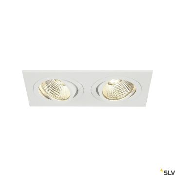 SLV NEW TRIA 2 SET 113891 oprawa wpuszczana 2x14W/LED 1160lm 2700K 38º IP20