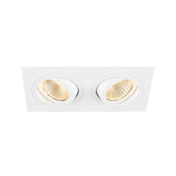 SLV NEW TRIA® 1008511 downlight wpuszczany 2x13.6W/LED 1220lm 2700K IP20