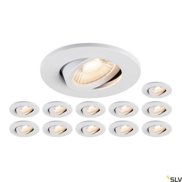 SLV UNIVERSAL DOWNLIGHT 1007274 downlight wpuszczany 1x8W/LED 2700K|3000K|4000K|6500K IP20
