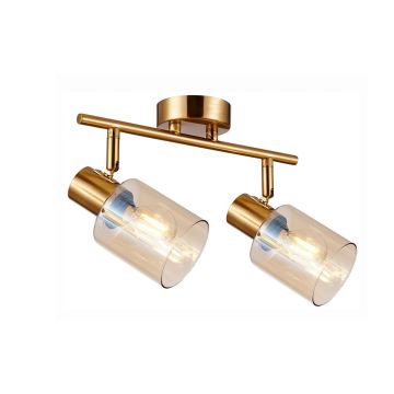 Italux Santia SPL-65342-2-BRO-AMB spot 2x40W/E14 IP20