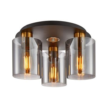Italux Sardo SPL-5581-3SC-BRO-SG plafon sufitowy 3x40W/E27 IP20
