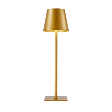 Italux Atlis TB-2821-GD lampka stołowa 1x5W/LED 3000K-6500K IP54