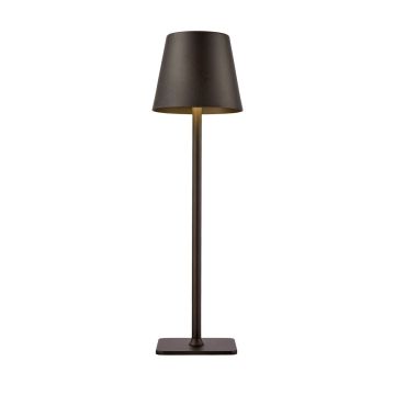 Italux Atlis TB-2821-GR lampka stołowa 1x5W/LED 3000K-6500K IP54