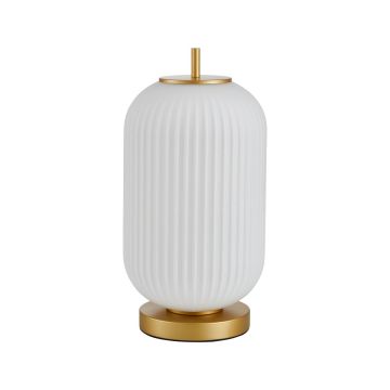 Italux Olmeto TB-28798-1-GD-WH lampka stołowa 1x40W/E27 IP20