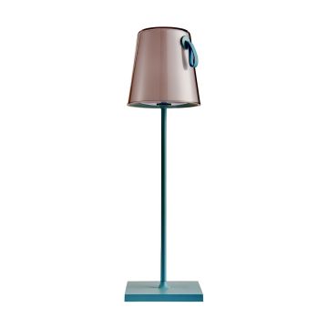 Italux Ostap TB-2749-BL lampka stołowa 1x5W/LED 3000K|RGB IP54