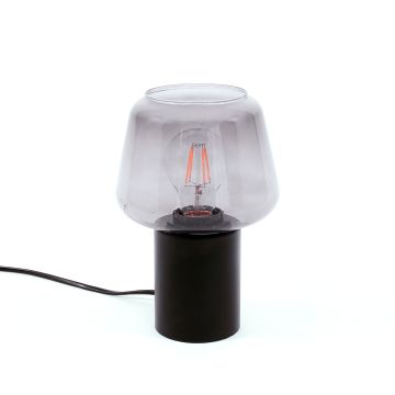 Italux Romio TB-3332-1S-BK+SG lampka stołowa 1x40W/E27 IP20