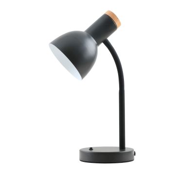 Italux Senza TB-37263A-BK lampka biurkowa 1x40W/E27 IP20