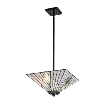 Kichler Alderley TF-ALDERLEY-F-P lampa wisząca 2x60W/E27 IP20