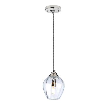 Elstead Lighting Tiber TIBER-P-CLEAR lampa wisząca 1x60W/E27  