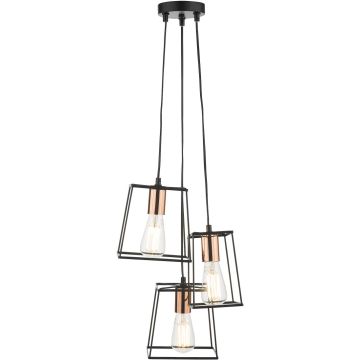 Dar Lighting Tower TOW0322 lampa wisząca 3x60w/e27   