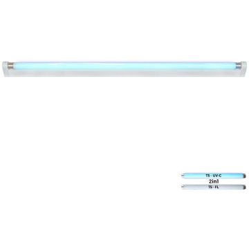 Prezent GERMICIDAL LAMP V. UV 70003 lampa bakteriobójcza 1x28w/uv-c+1x28w/t5 1550lm|1550lm 4000k ip20