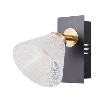 Italux Orella WL-34393-1-BK-HBR kinkiet 1x4W/LED 197lm 3000K IP20