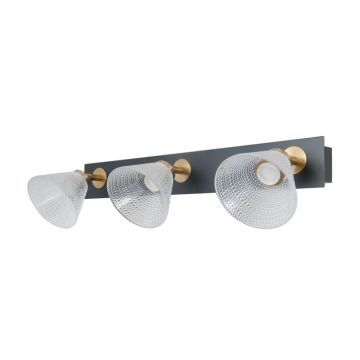 Italux Orella WL-34393-3-BK-HBR kinkiet 3x12W/LED 750lm 3000K IP20