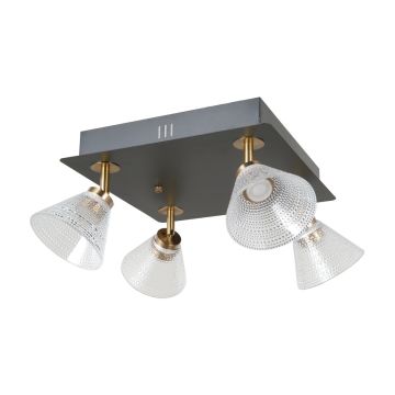 Italux Orella WL-34393-4S-BK-HBR spot 4x16W/LED 788lm 3000K IP20