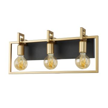 Italux Primero WL-44003-3-BK-GD kinkiet 3x60W/E27 IP20 