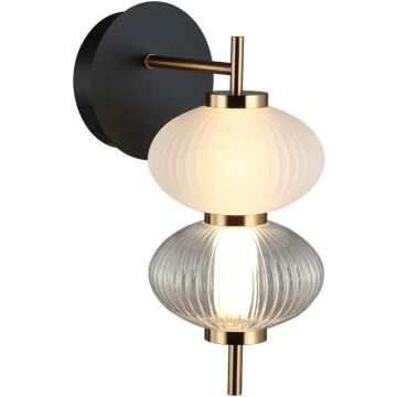 Italux Testa WL-84938-2-BK kinkiet 1x8W/LED 480lm 3000K IP20