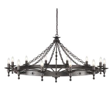 Elstead Lighting WARWICK WR12 GRAPHITE żyrandol 12x60W/E14 