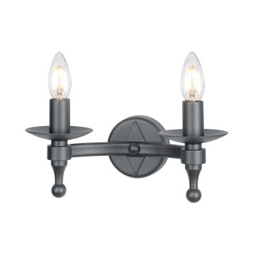 Elstead Lighting WARWICK WR2 GRAPHITE kinkiet 2x60W/E14 
