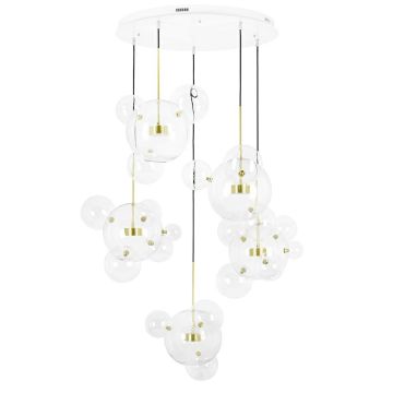 King Home CAPRI DISC MSE1501100554 lampa wisząca 10x7W/LED 3000K IP20