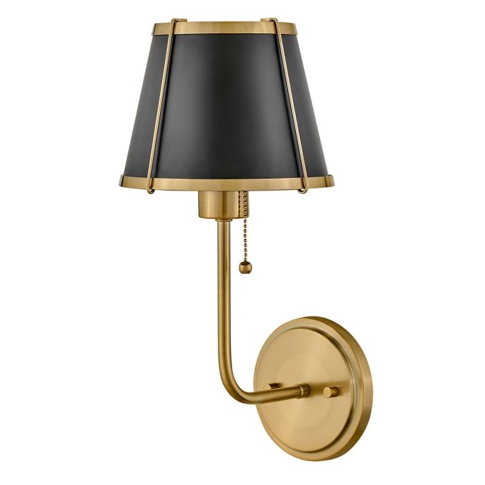 Hinkley Lighting-Clarke-HK-CLARKE1-BR-BK-ELSHK-CLARKE1-BR-BK