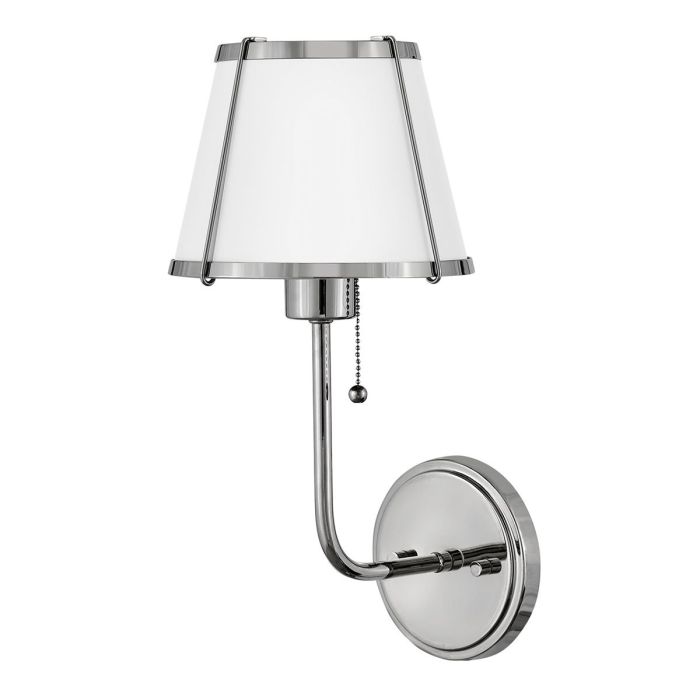 Hinkley Lighting-Clarke-HK-CLARKE1-PN-WH-ELSHK-CLARKE1-PN-WH